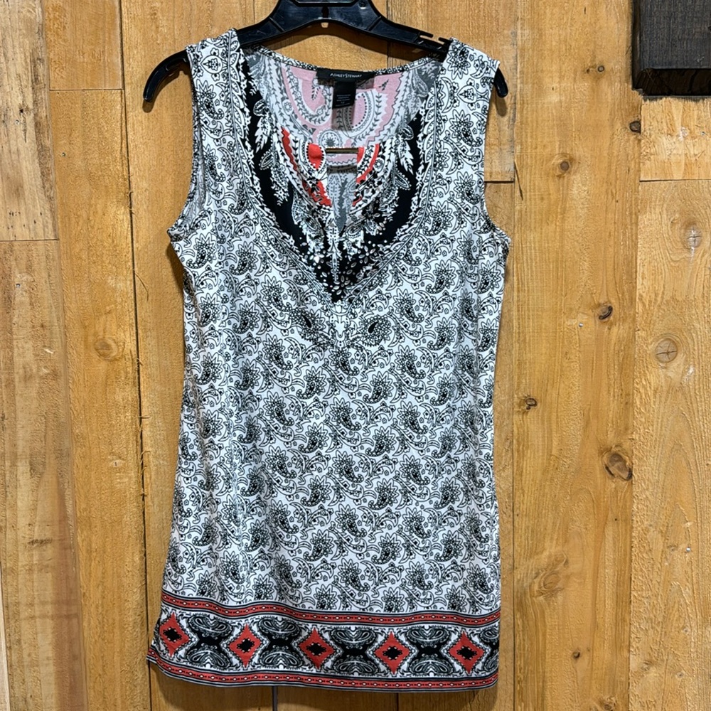 Embellished tank top